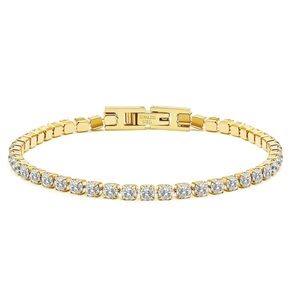 𝐓𝐞𝐧𝐧𝐢𝐬 𝐁𝐫𝐚𝐜𝐞𝐥𝐞𝐭 Cubic Zirconia Gold Silver Rose Jewelry